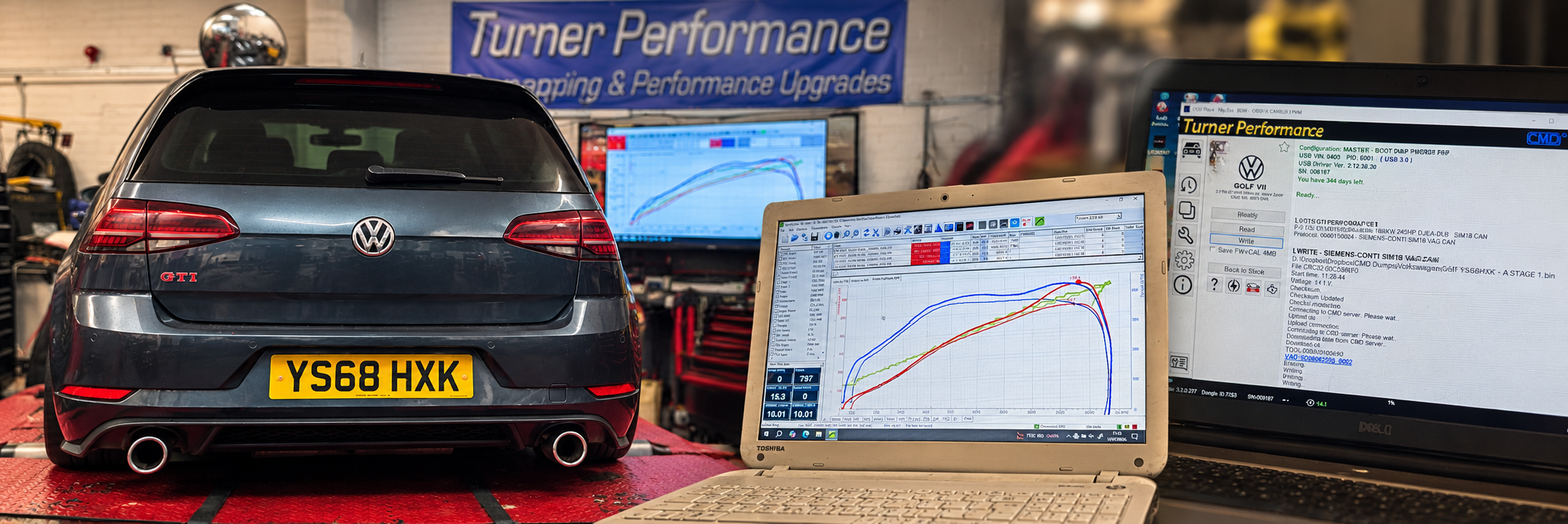 Golf with dyno graph