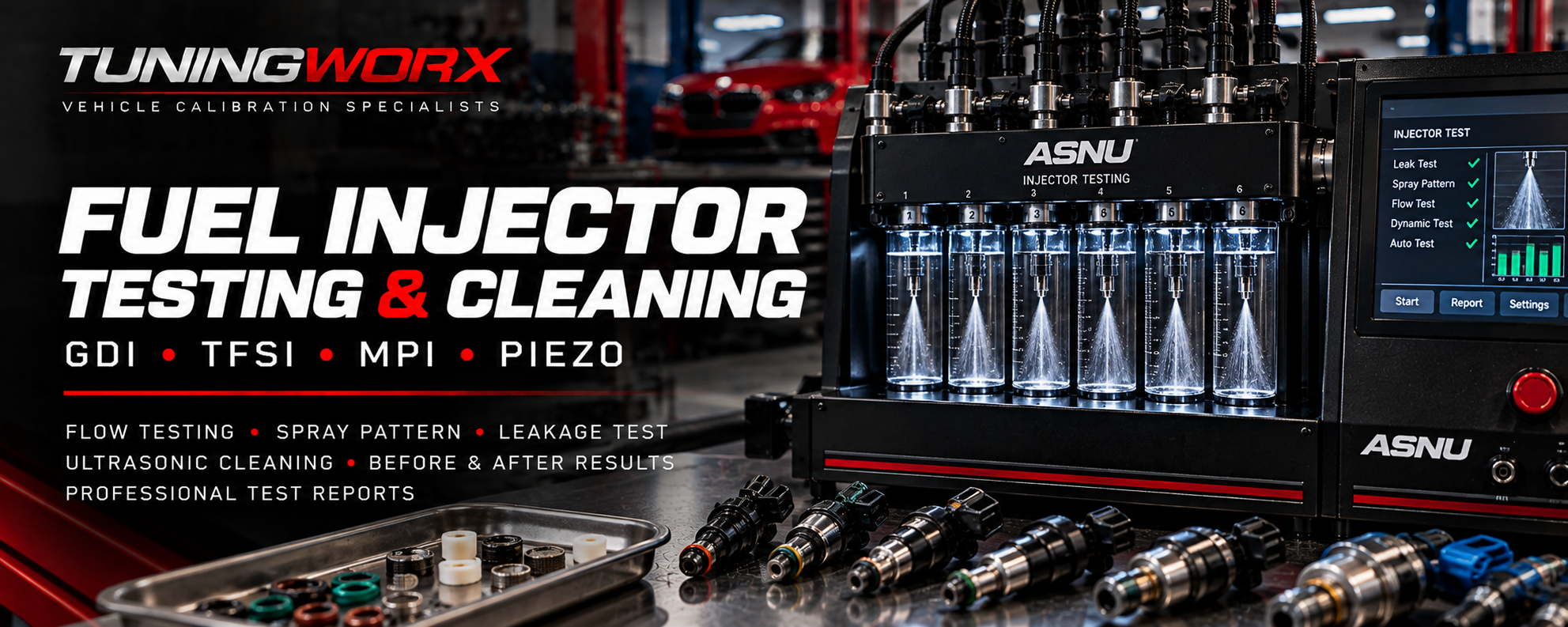 Injector Testing Cleaning